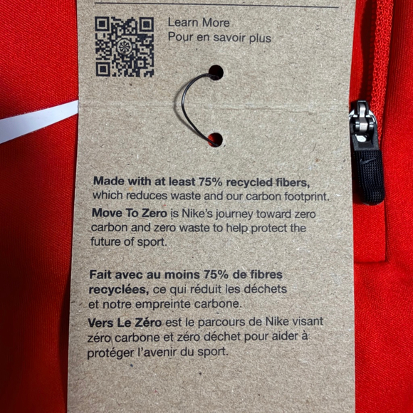 Nike Women's Storm-Fit 1/4 Zip Top Red Small NWT - Picture 7 of 16